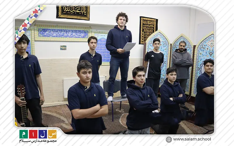 گزارش تصویری از تمرین مستمر گروه نمایش دبیرستان سلام دیباجی