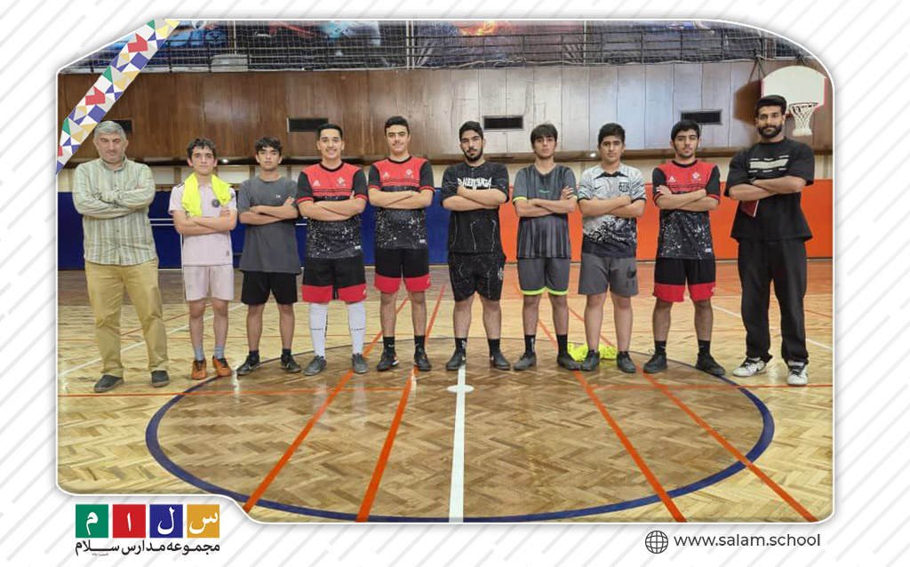 گزارش تصویری از تمرین تیم فوتبال دبیرستان سلام نجم الثاب