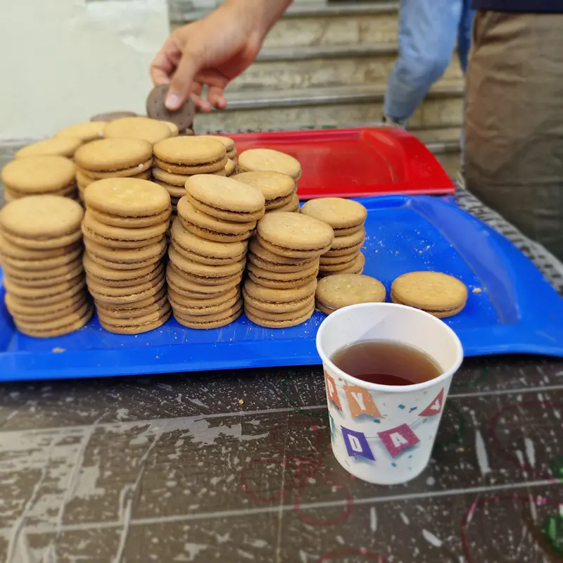 گزارش تصويرى زنگ توسل و پذيرائى صبحانه در دبيرستان سلام نجمالثاقب