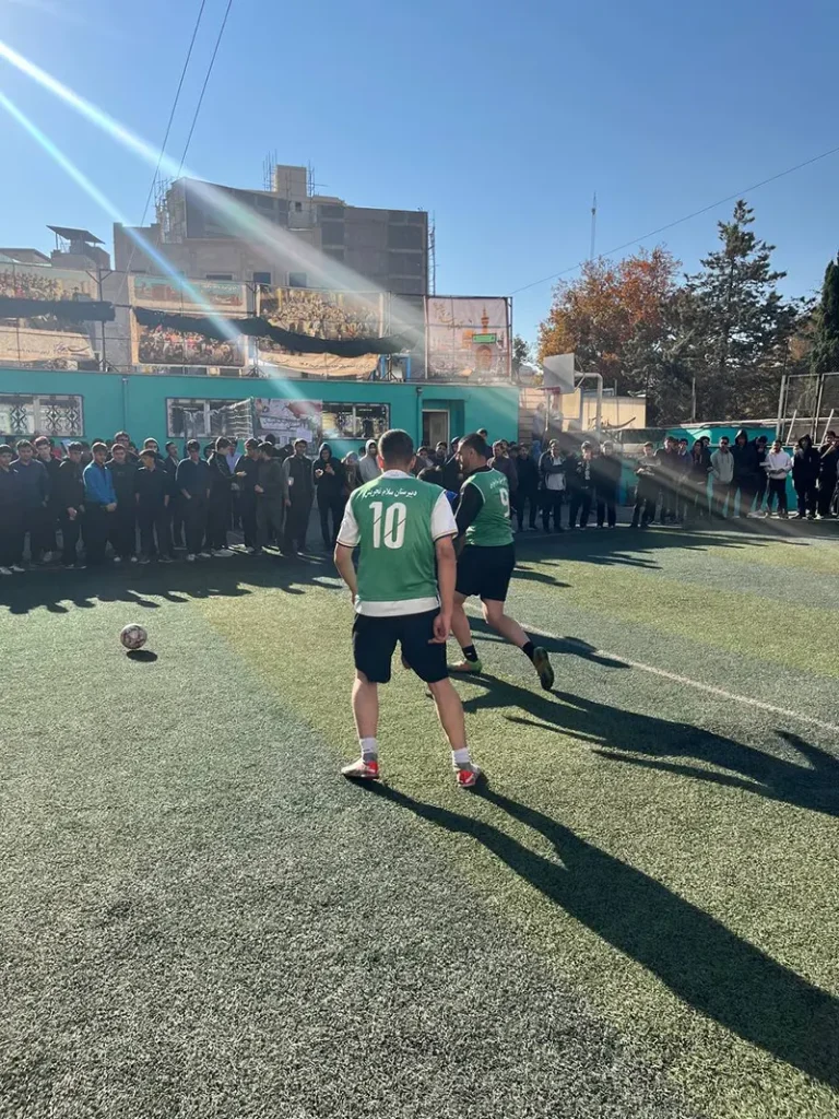 پایان هفته هفتم لیگ فوتبال دبیرستان سلام تجریش