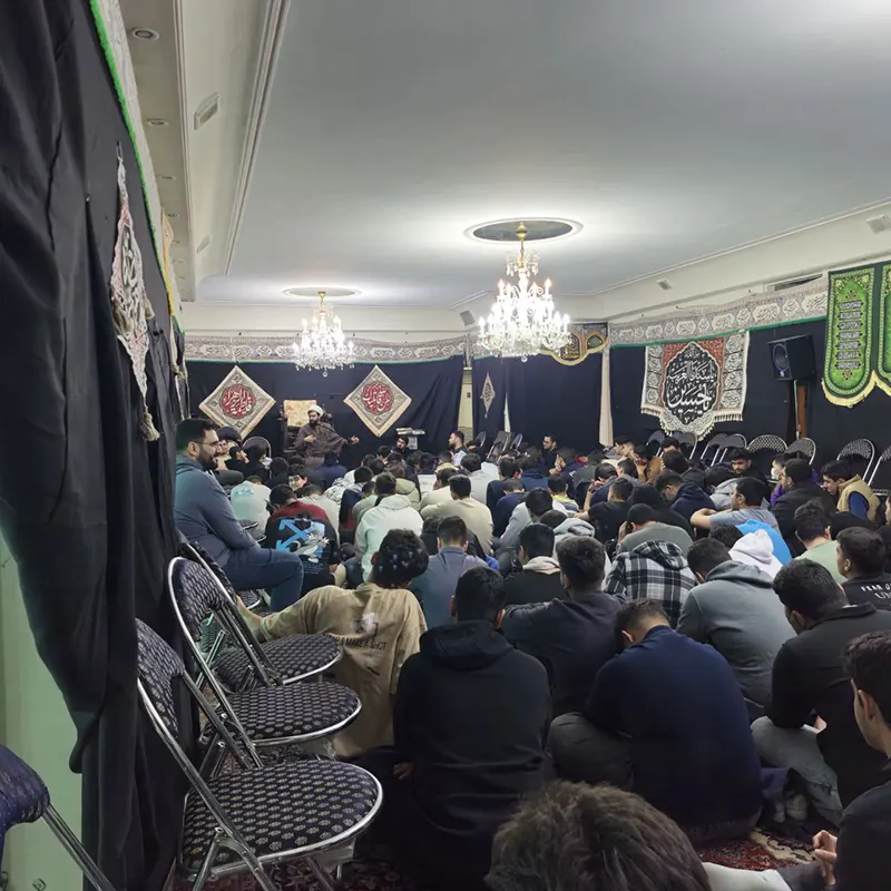 مراسم عزادارى شهادت حضرت صديقه طاهره سلام الله عليها در دبيرستان سلام نجم الثاقب