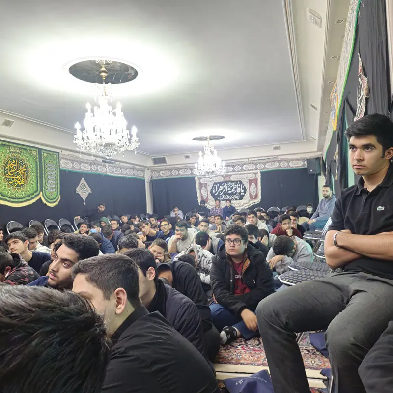 مراسم عزادارى شهادت حضرت صديقه طاهره سلام الله عليها در دبيرستان سلام نجم الثاقب