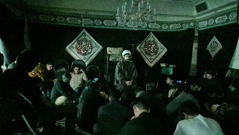 مراسم عزادارى شهادت حضرت صديقه طاهره سلام الله عليها در دبيرستان سلام نجم الثاقب