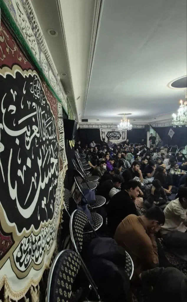 مراسم عزادارى شهادت حضرت صديقه طاهره سلام الله عليها در دبيرستان سلام نجم الثاقب