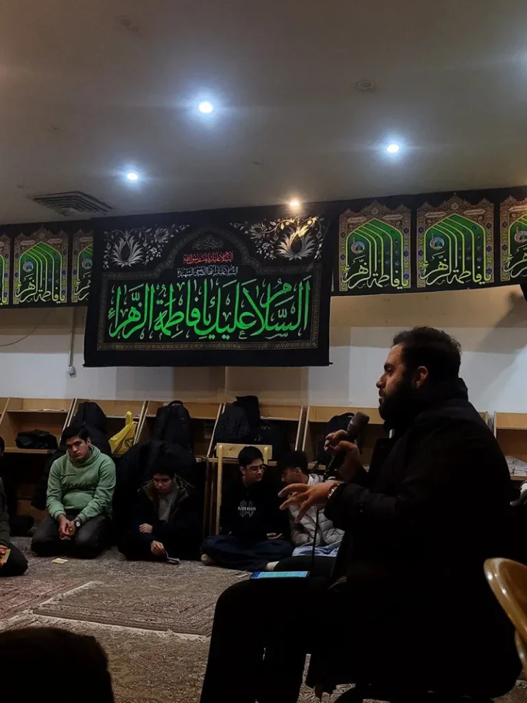 برگزارى مراسم عزادارى حضرت زهرا سلام الله عليها در دبيرستان سلام شهيد زين الدين