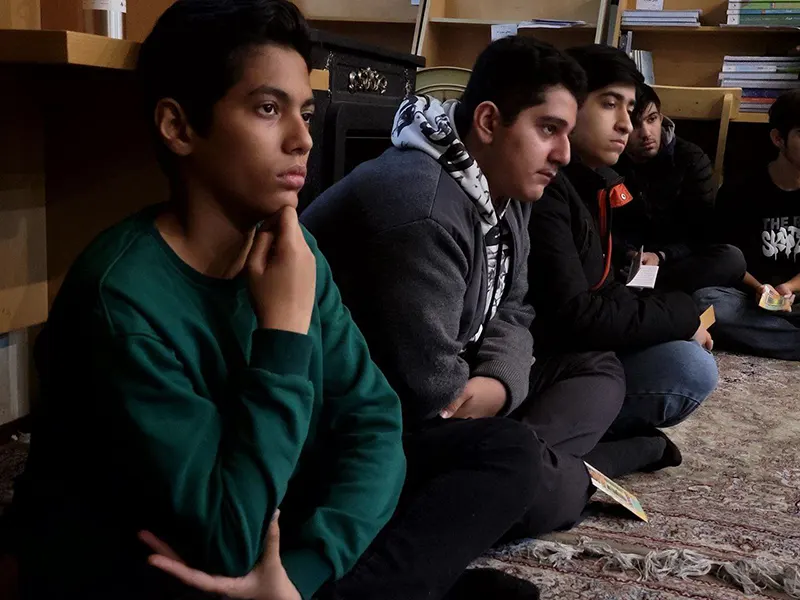 برگزارى مراسم عزادارى حضرت زهرا سلام الله عليها در دبيرستان سلام شهيد زين الدين