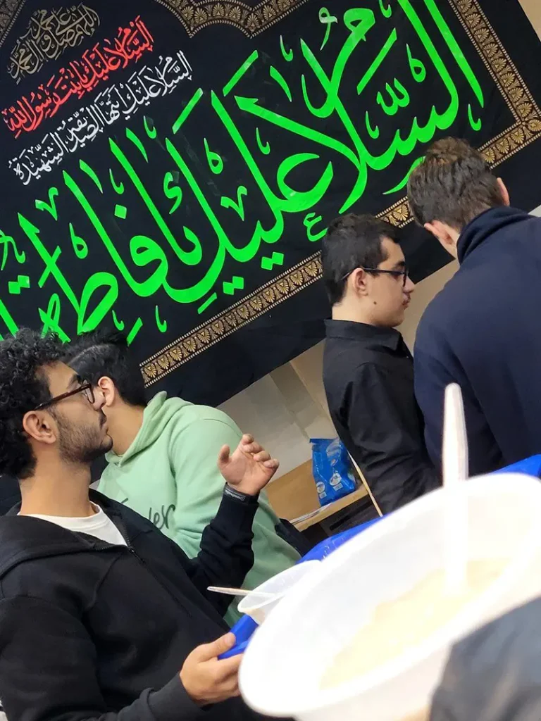 برگزارى مراسم عزادارى حضرت زهرا سلام الله عليها در دبيرستان سلام شهيد زين الدين