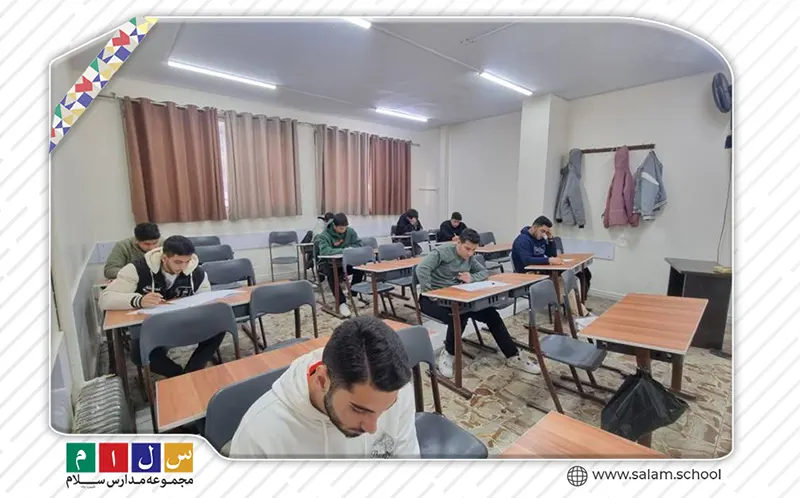 آزمون جامع مدارس برتر در دبیرستان سلام نجم الثاقب – گزارش تصویری