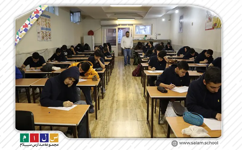 گزارش تصویری برگزاری آزمون‌های میان‌ترم | آذرماه ۱۴۰۴ دبیرستان سلام دیباجی