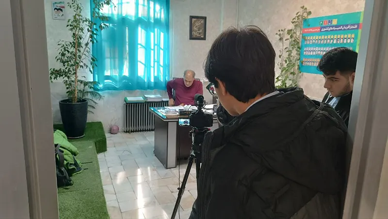 ساخت فیلم کوتاه توسط دانشآموز مظاهری نیا برای شرکت در جشنواره اسوه حسنه