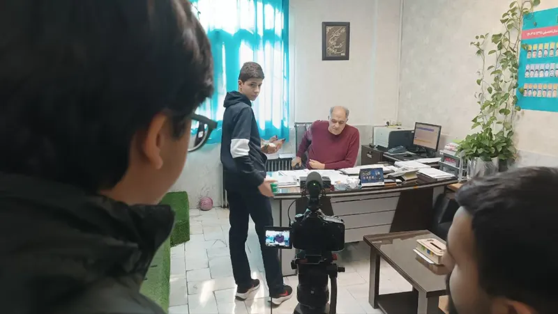 ساخت فیلم کوتاه توسط دانشآموز مظاهری نیا برای شرکت در جشنواره اسوه حسنه