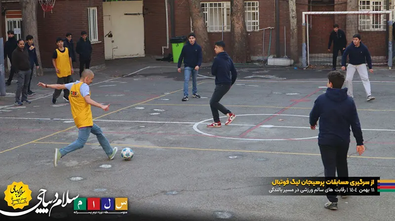 بازگشت هیجان به میادین؛ از سرگیری لیگ فوتبال دبیرستان سلام دیباجی با شور و شوق مضاعف!