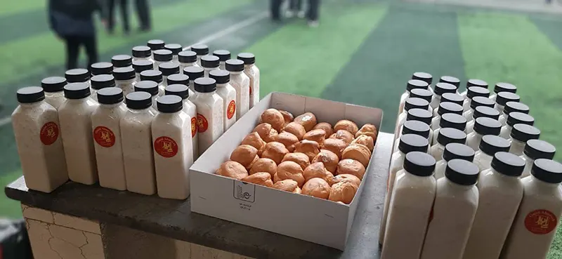 پذیرایی به مناسبت روز میلاد امیرالمومنین علی علیه السلام در دبیرستان سلام تجریش