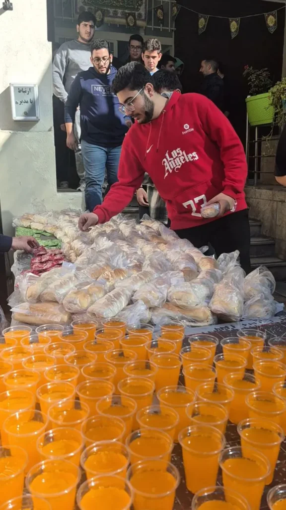 مراسم جشن ولادت و برپایی موکب ولادت حضرت علی‌اکبر (ع) در دبیرستان سلام نجم‌الثاقب