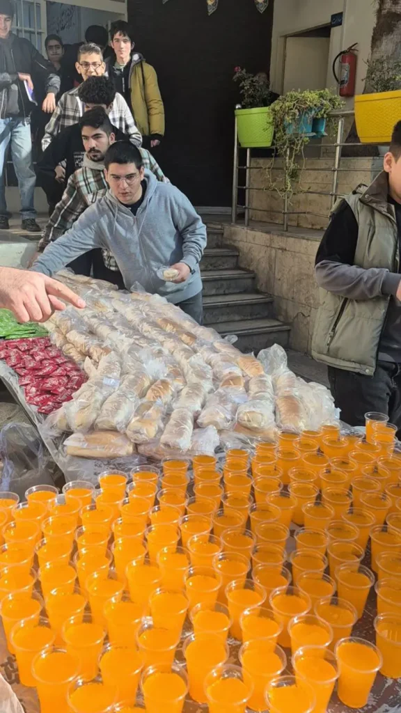 مراسم جشن ولادت و برپایی موکب ولادت حضرت علی‌اکبر (ع) در دبیرستان سلام نجم‌الثاقب