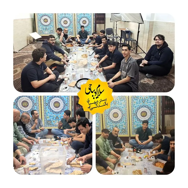لحظات دلنشین همدلی در سفره های افطاری دبیرستان سلام دیباجی