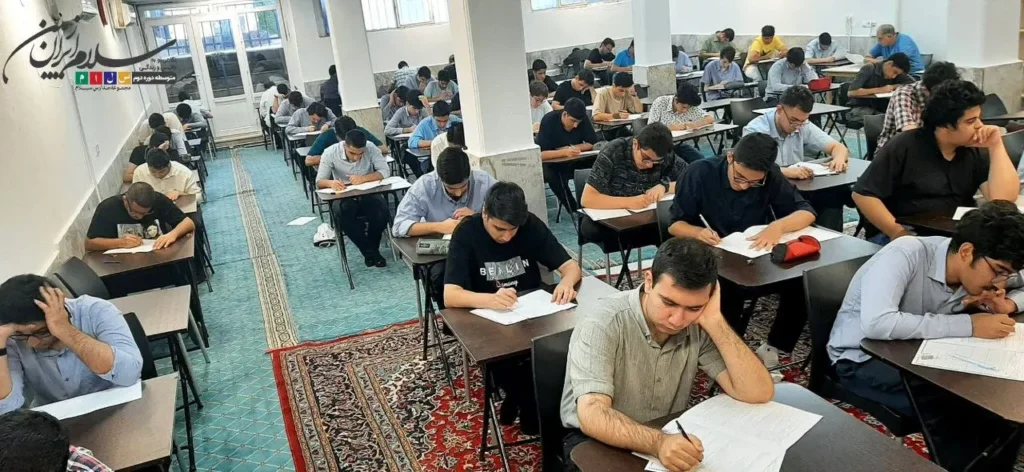 گزارش تصویری اولین آزمون جامع مدارس برتر دبیرستان سلام ایران زمین
