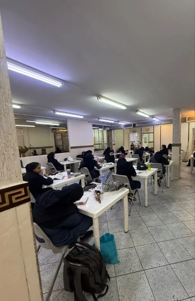 گزارش تصویری اردوی مطالعاتی کنکور ۱۴۰۶ در دبیرستان دخترانه سلام ونک