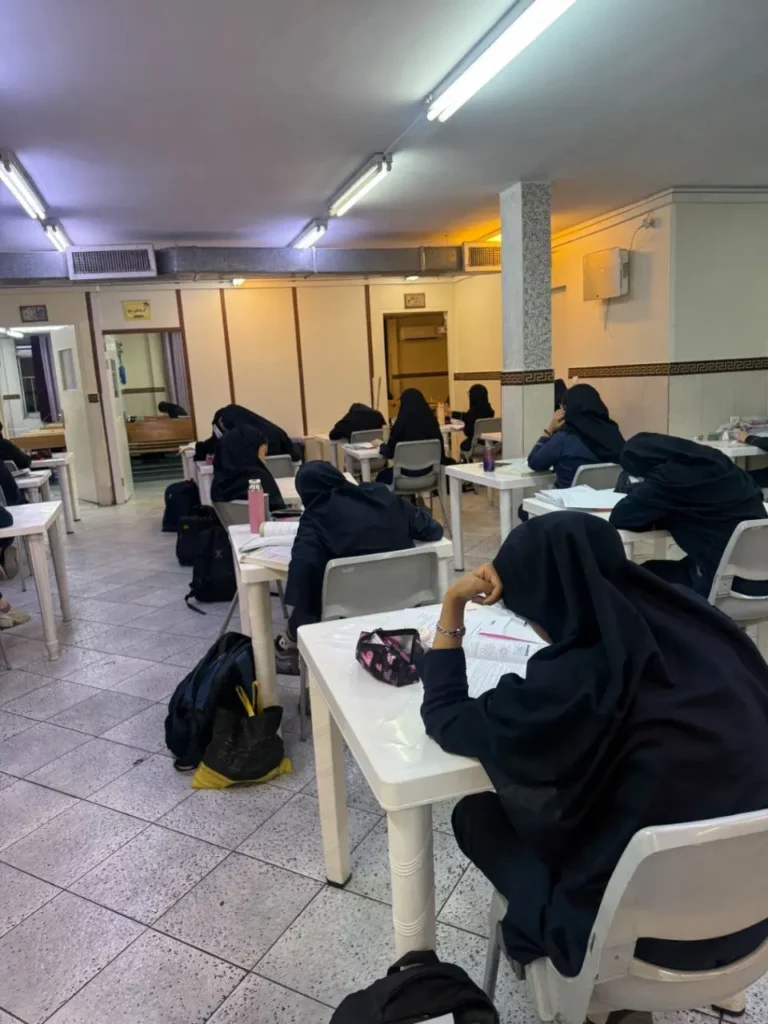 گزارش تصویری اردوی مطالعاتی کنکور ۱۴۰۶ در دبیرستان دخترانه سلام ونک