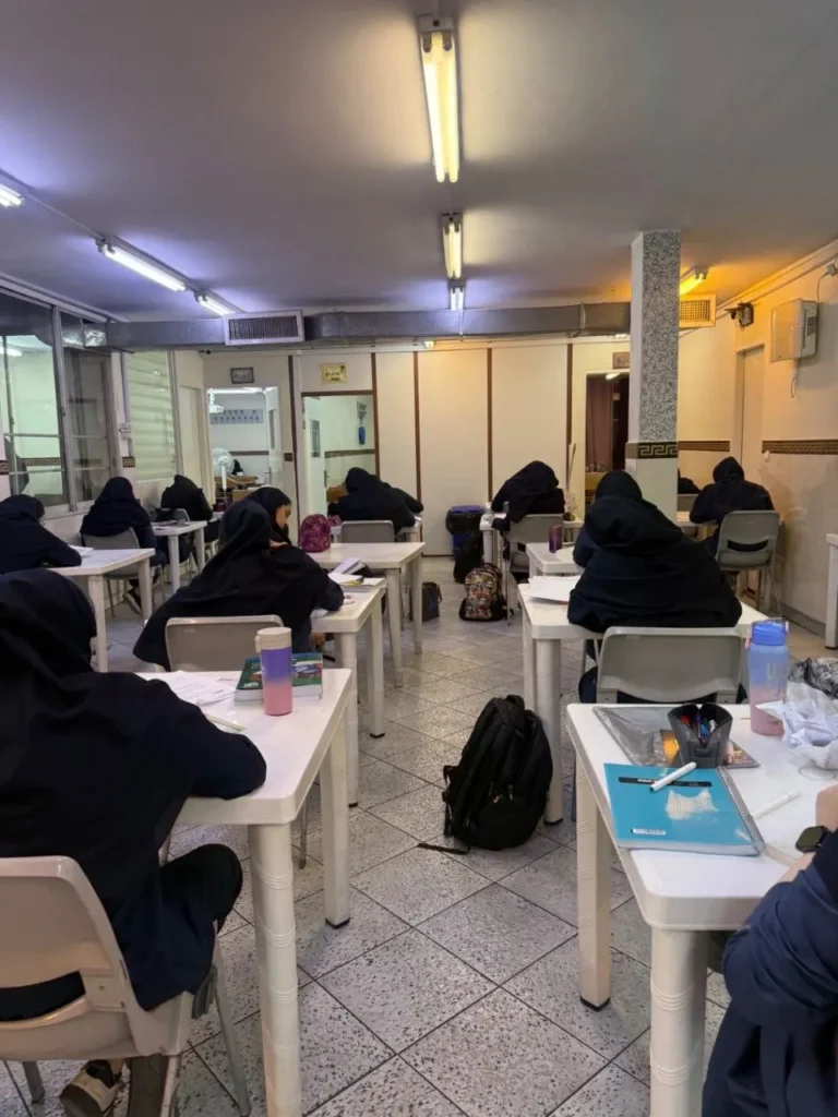 گزارش تصویری اردوی مطالعاتی کنکور ۱۴۰۶ در دبیرستان دخترانه سلام ونک