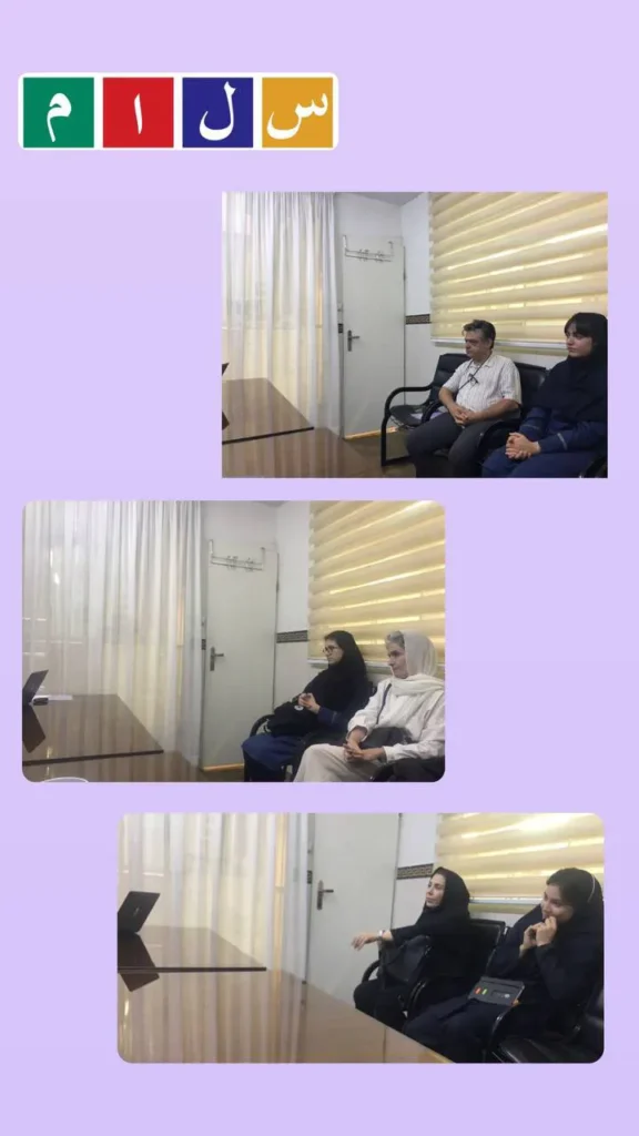 جلسه مشاوره فردی و ارائه کارنامه تابستان پایه یازدهم در دبیرستان دخترانه سلام ونک