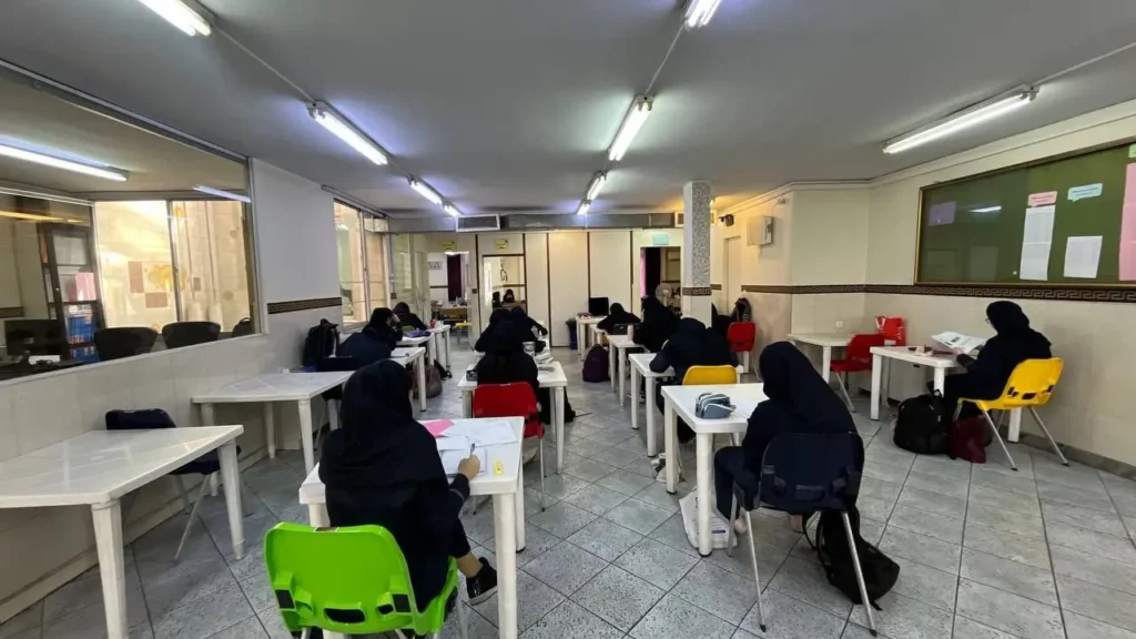 گزارش تصویری اردوی مطالعاتی کنکور ۱۴۰۶ در دبیرستان دخترانه سلام ونک