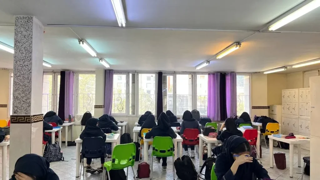 گزارش تصویری اردوی مطالعاتی کنکور ۱۴۰۶ در دبیرستان دخترانه سلام ونک