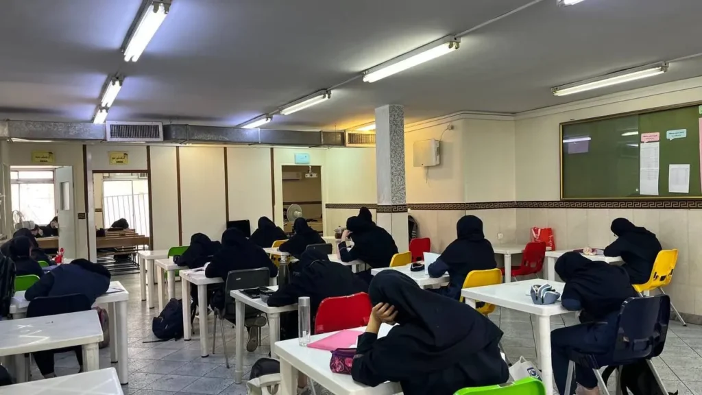 گزارش تصویری اردوی مطالعاتی کنکور ۱۴۰۶ در دبیرستان دخترانه سلام ونک